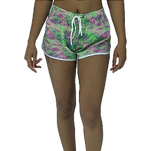 Shortinho Feminino Poliéster Marphim Green Light