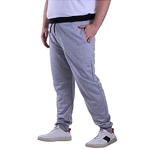 Calça Masculina Plus Size Moletom MXD Conceito Mescla Tradicional