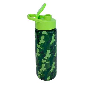 Garrafa Squeeze Sleeve MXD Conceito Camuflada Verde