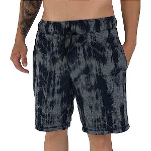 Bermuda Masculina Moletom MXD Conceito Azul Estonado