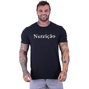 Camiseta Tradicional Estampa Universitária Faculdade Curso Nutrição