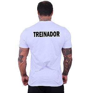 Camiseta Tradicional Estampa Universitária Faculdade Curso Treinador Costas