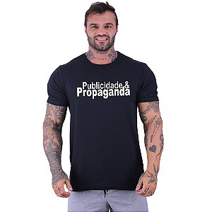 Camiseta Tradicional Estampa Universitária Faculdade Curso Publicidade & Propaganda