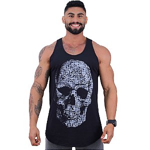 Regata Longline Masculina MXD Conceito Limitada Caveira Digital