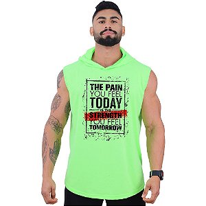 Regata Longline com Touca MXD Conceito The Pain You Today Is the Strength You Feel Tomorrow