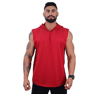 Regata Longline com Touca MXD Conceito Vermelho