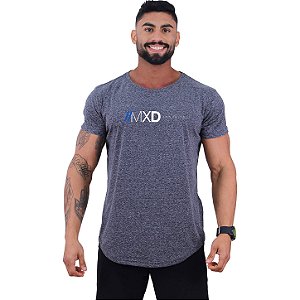 Camiseta Longline BENETTON Masculina MXD Conceito Mescla Black