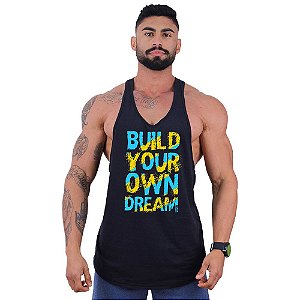 Regata Longline Super Cavada Masculina MXD Conceito Build Your Own Dream