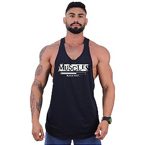 Regata Longline Super Cavada Masculina MXD Conceito Muscles Loading