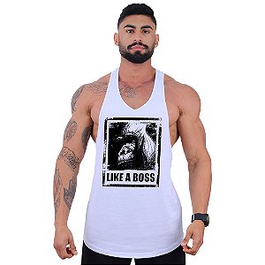 Regata Longline Super Cavada Masculina MXD Conceito Like A Boss