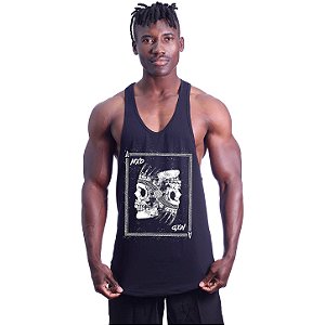 Regata Longline Super Cavada Masculina MXD Conceito Carta Indígena