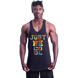 Regata Longline Super Cavada Masculina MXD Conceito Just Be Cool
