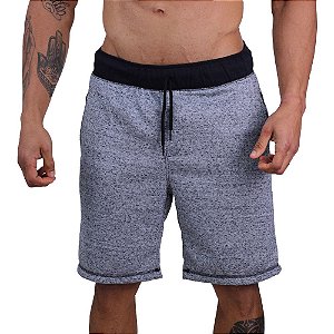 Bermuda Masculina Moletom MXD Conceito Mescla Chuvisco