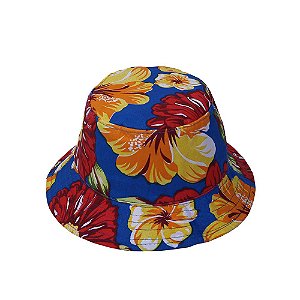 Bucket MXD Conceito Unissex Blue Floral Tropical