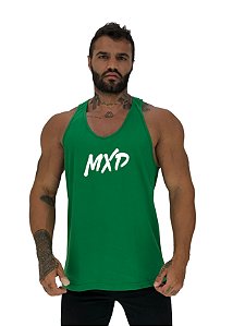 Regata Cavada Masculina MXD Conceito Verde Bandeira