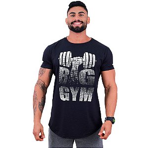 Camiseta Longline Masculina Manga Curta MXD Conceito Big Gym Halter