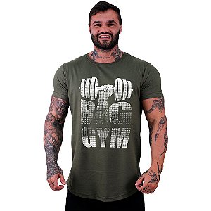 Camiseta Longline Masculina Manga Curta MXD Conceito Big Gym Halter