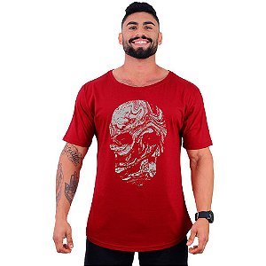 Camiseta Morcegão Masculina MXD Conceito Caveira Liquida