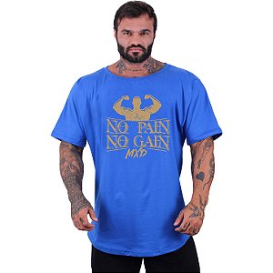 Camiseta Morcegão Masculina MXD Conceito No Pain No Gain Rachaduras