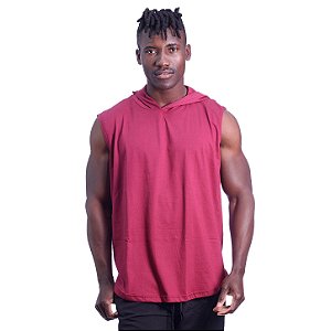 Regata Machão com Capuz Longline MXD Conceito 100% Algodão Bordo