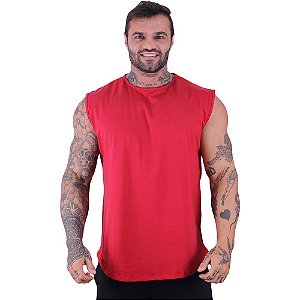 Regata Machão Longline Sem Manga MXD Conceito Vermelho