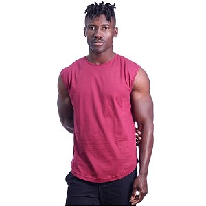 Regata Machão Longline Sem Manga MXD Conceito 100% Algodão Bordo