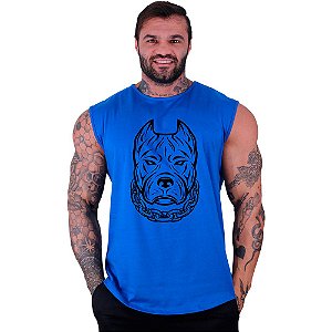 Regata Machão Longline Sem Manga MXD Conceito Pitbull