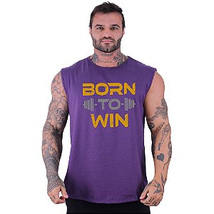 Regata Machão Longline Sem Manga MXD Conceito Born To Win