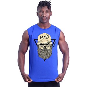 Regata Machão Longline Sem Manga MXD Conceito Caveira Boné