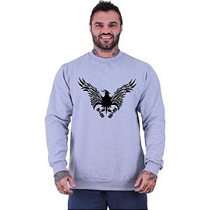 Blusa Moletom Basic Masculina MXD Conceito Sem Touca Fênix Halteres