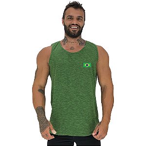 Regata Clássica Masculina MXD Conceito Bandeira Brasil