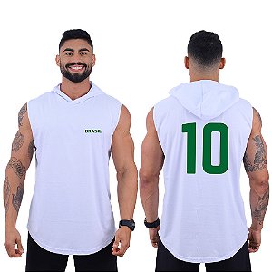 Regata Machão com Touca Masculina MXD Conceito Brasil e Número Dez