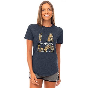 Camiseta Longline Feminina MXD Conceito Los Angeles - MXD Conceito