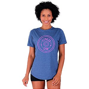 Camiseta Longline Feminina MXD Conceito Fitness Gym