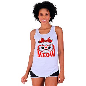 Regata Longline Feminina MXD Conceito Meow