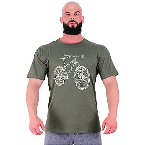 Camiseta Tradicional Manga Curta MXD Conceito MTB Mountain Bike Bicicleta Frases