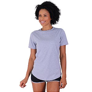 Camiseta Longline Feminina MXD Conceito Mescla Básico