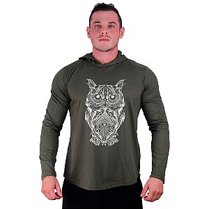 Camiseta Manga Longa Longline Com Touca MXD Conceito Sore Today Strong -  MXDAtacado