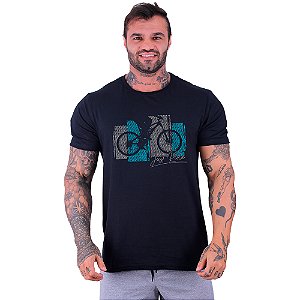 Camiseta Tradicional Manga Curta MXD Conceito MTB Mountain Bike Just Ride