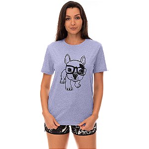 Camiseta Tradicional Manga Curta MXD Conceito Cute Dog