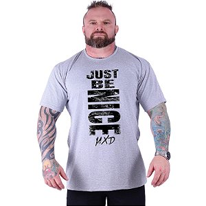 Camiseta Tradicional Estampada Plus Size Curta MXD Conceito Just Be Nice