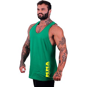 Regata Cavada Estampa Lateral Masculina MXD Conceito MMA Mixed Martial Arts