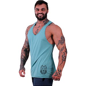 Regata Cavada Estampa Lateral Masculina MXD Conceito Pitbull Corrente