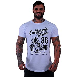 Camiseta Longline Manga Curta MXD Conceito SURF California Malibu Beach