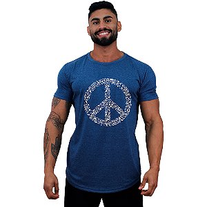Camiseta Longline Manga Curta MXD Conceito Simbolo da Paz de Passáros