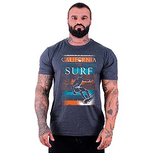 Camiseta Tradicional Masculina Manga Curta MXD Conceito SURF California The Surf