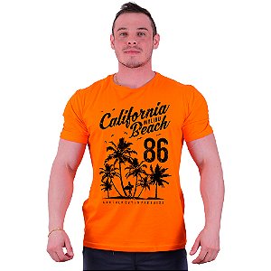 Camiseta Tradicional Masculina Manga Curta MXD Conceito SURF California Malibus Beach