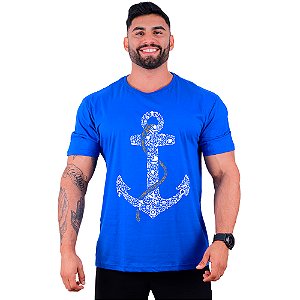 Camiseta Tradicional Masculina Manga Curta MXD Conceito Âncora