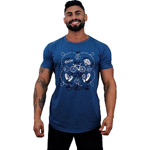 Camiseta Longline Masculina MXD Conceito MTB Take Your Gears And Ride