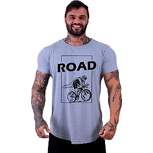 Camiseta Longline Masculina MXD Conceito MTB Road Ciclista Ciclismo